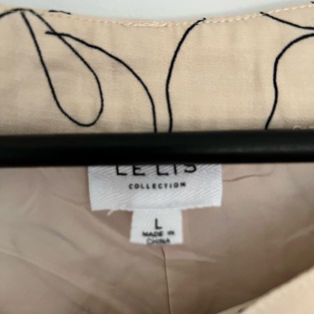 Abstract Patterned Beige Pants - Picture 4 of 5